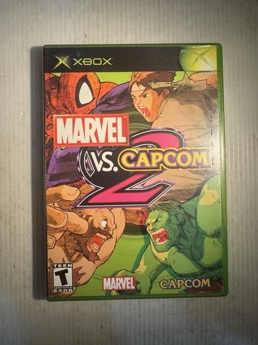 Marvel vs Capcom 2 (Microsoft Xbox, 2003) Complete in Box CIB w/ Manual
