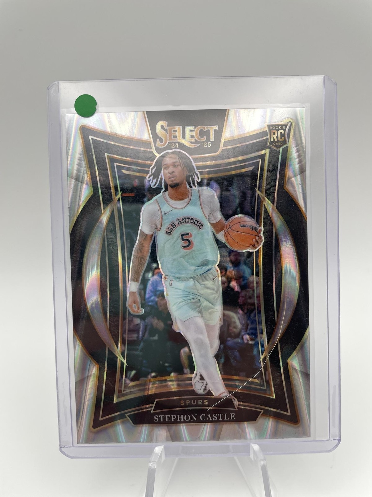 2024-25 Panini Select #72 Stephon Castle Tectonic Prizm