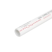 3/4" x 1ft PVC Pipe Solid Core Sch40