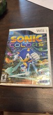 SEGA Sonic Colors Nintendo Wii E-Everyone NTSC-U/C 2010 Disc Case Manual