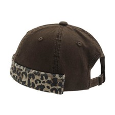 Men Adjustable Skull Cap Leopard Print Brimless Beanie Street Hip Hop Hat Adjust