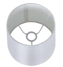 Mainstays Mix & Match 6x8x7" White Accent Lamp Shade, Round, Polyester