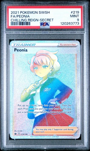 Peonia graded PSA 9 for sale on eBay