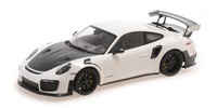 Minichamps 155068310 Porsche 911 991.2 GT2 Rs 2018 White / Black Wheels 1:18 ...