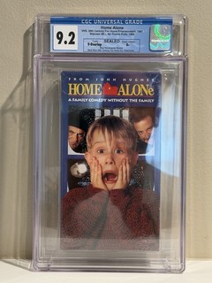 Home Alone 1997 Movie VHS Factory Sealed A CGC 9.2 CRACKED SLAB!