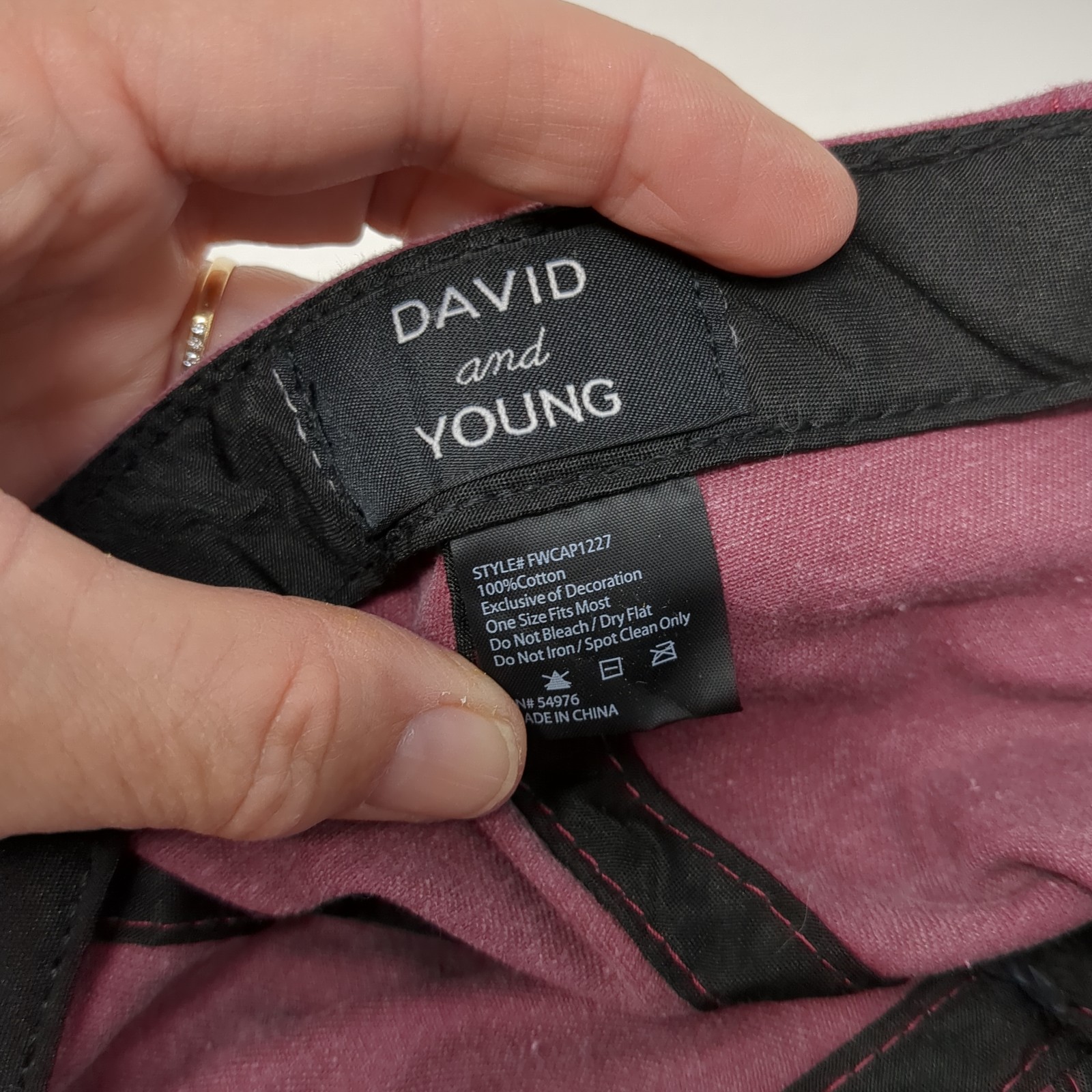 Oh Snap! Gingerbread Slideback Hat Red One Size S… - image 9