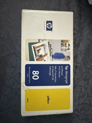 Original HP 80 yellow C4823A, Druckkopfreiniger, HP Printhead cleaner
