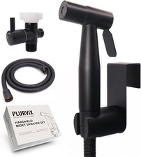 Bidet Sprayer Handheld Adjustable Water 1 Set Matte Black for Toilet