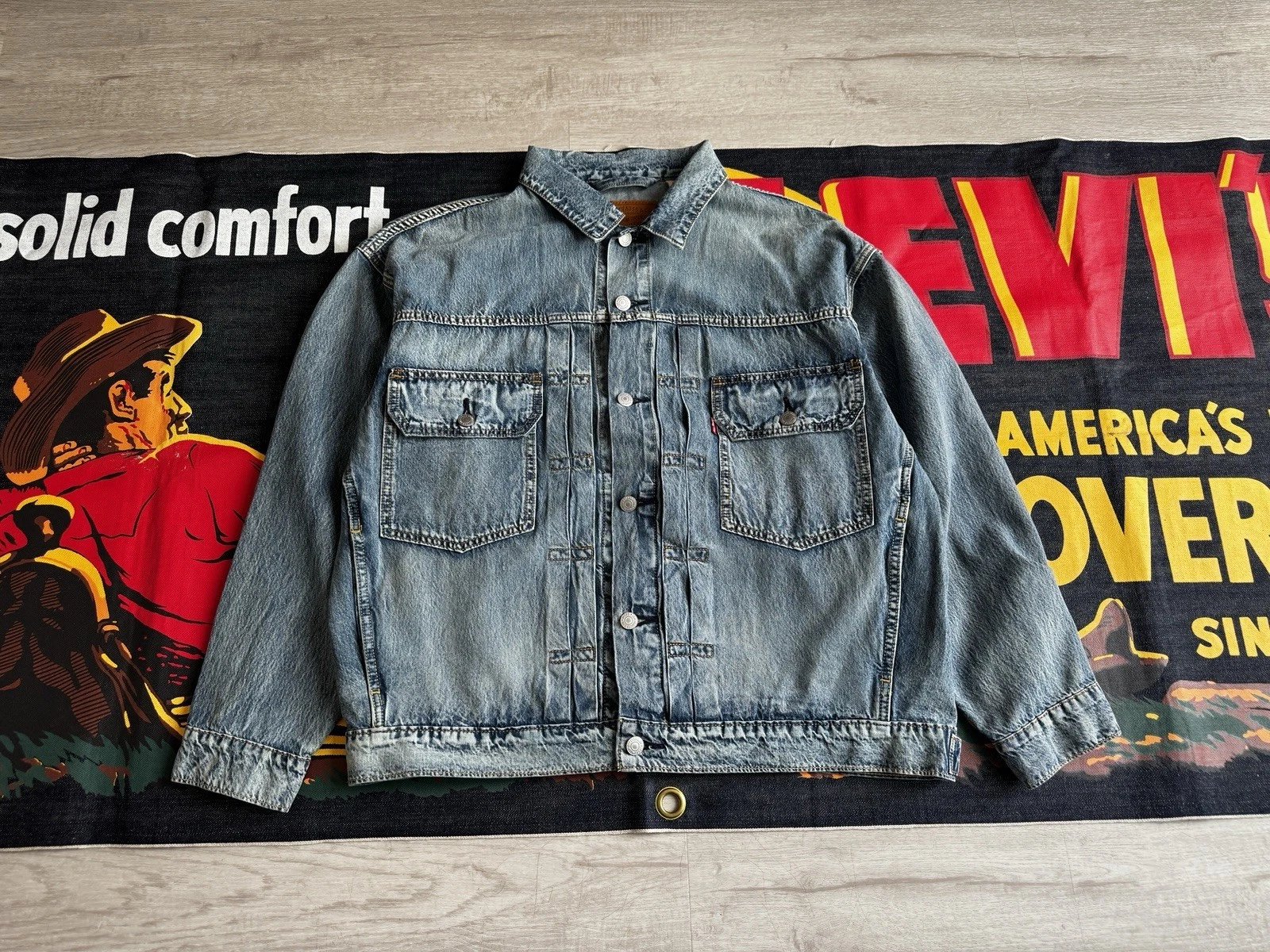 Levi’s Premium T-Back Denim Jacket – Performance Series Water Less™ Cool Tech