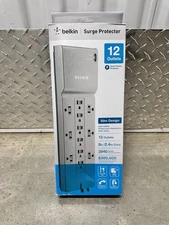 Bellingham 12-outlet Surge Protector Power Strip 8 Ft