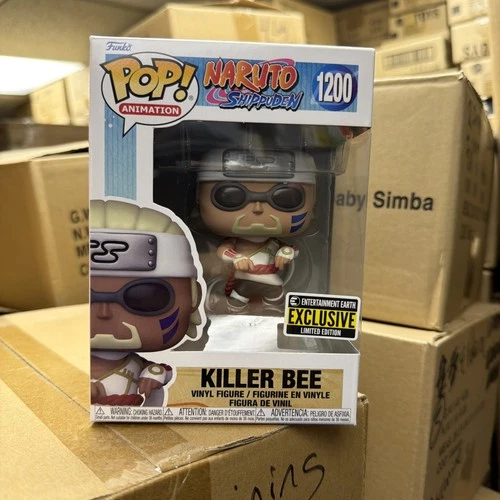 Funko POP! Naruto Shippuden Killer Bee Vinyl Figure EE Exclusive Brand NEW