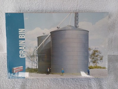 Walthers Big Grain Storage Bin Building Kit HO Gauge NEW CELLOPHAN SEALED KIT 