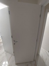 Porta Laccata Bianca Nt Cieca 80x215cm Porta Battente da Interno - Bianca