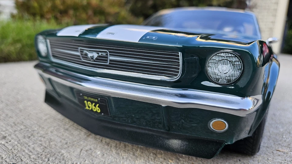 STUNNING! HPI 1/10 1966 FORD MUSTANG Body 17519 with RARE Custom Wheels - READ! - Image 4 of 4