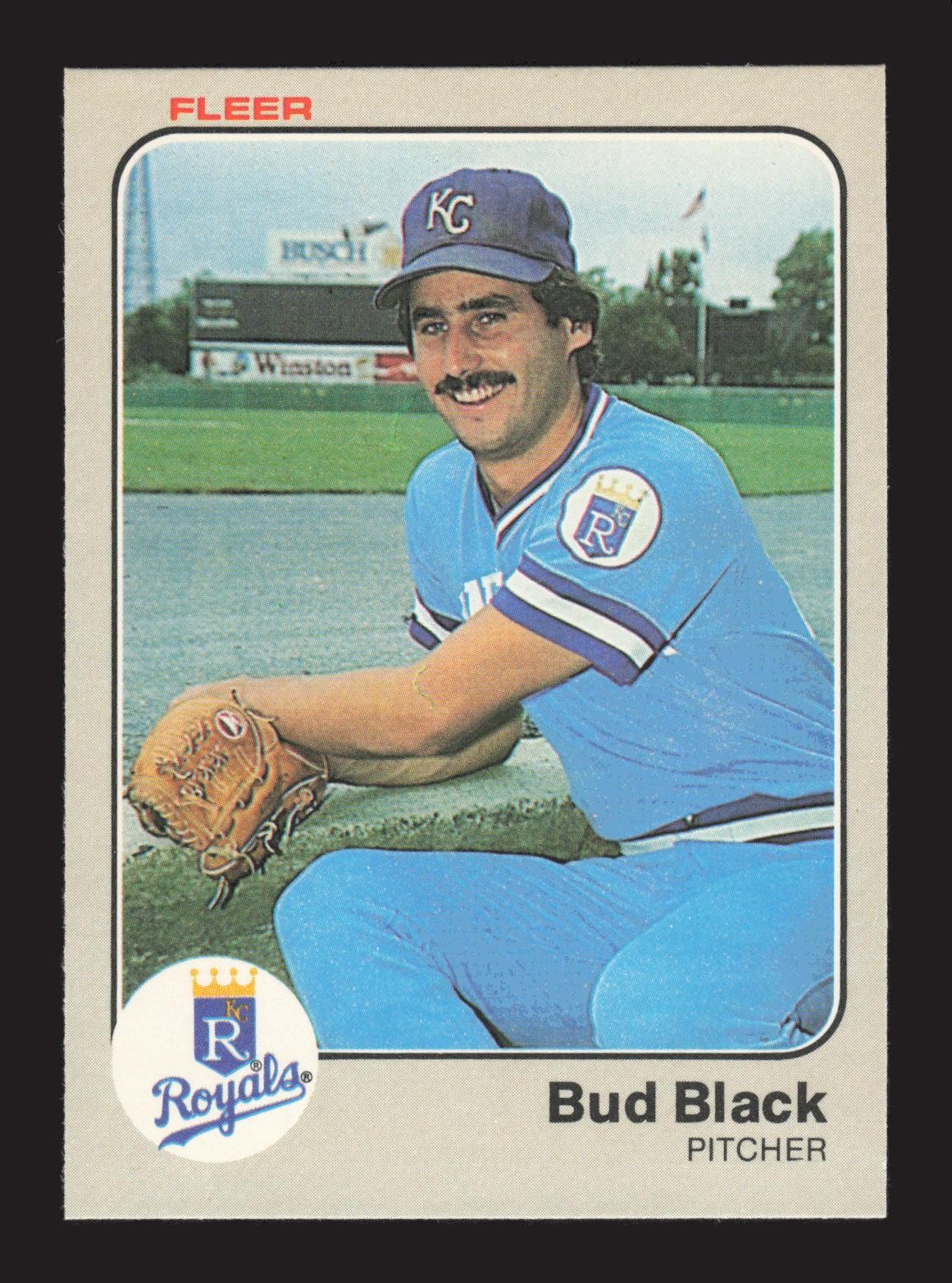 Bud Black 1983 Fleer #107 RC TYW7