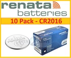 10x RENATA CR2016 3V Lithium Swiss Based Button Coin Cell Batteries Wholesale