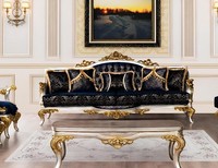 Sitz Dreisitzer Sofa 3 Sitzer Sofa Sofas Stoff Stil Barock Rokoko Klassische Neu