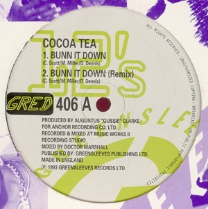 Cocoa Tea - Bunn It Down (12'')
