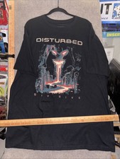 Disturbed Divisive T Shirt Size 2XL Black 2023 Tour Concert Album Official Merch
