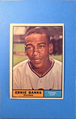 1961 Topps #350 Ernie Banks Chicago Cubs HOF VG