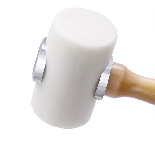Martello da intaglio per pelle fai da te martello per pelle nylon manico in legno martello cucito pelle bovina 3005 - Foto 4 di 7