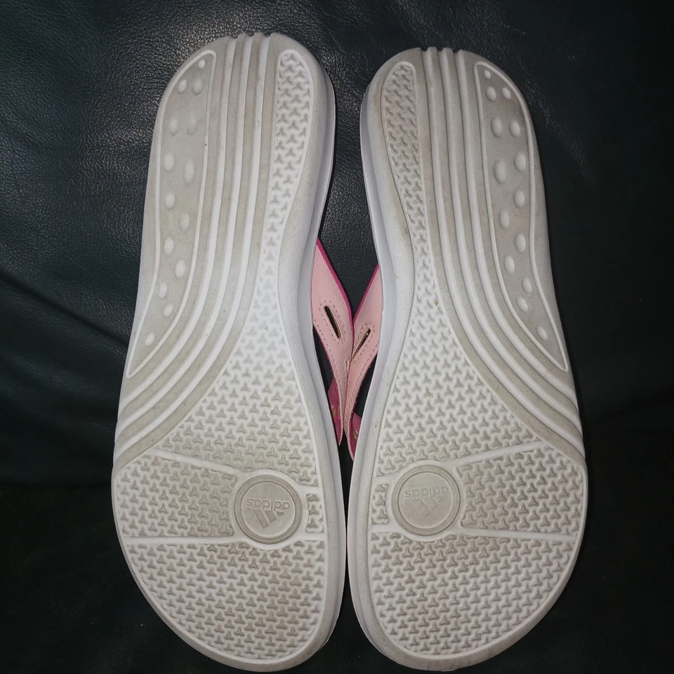 Sandalias chanclas Adidas para mujer 11 calce espuma suave cómoda plantilla 2 tonos rosa Foto 4 de 4