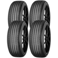 Qty 4 22540r18 Yokohama Avid S34 92v Xl Black Wall Tires