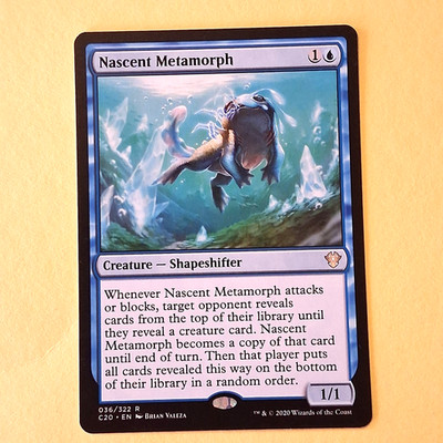 MTG Nascent Metamorph C20 036 Englisch Rare (B0114)