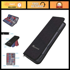 Travel Necktie Carrier Case - Men's Gift Organizer Bag for Ties, Cufflinks Acc