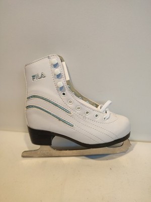 Fila Eve Junior Ice Weiß mit Zacken Schlittschuh Gr. 34.5 