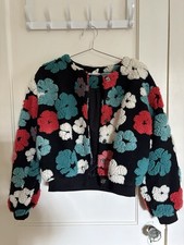 Floral Cropped Jacket Size M