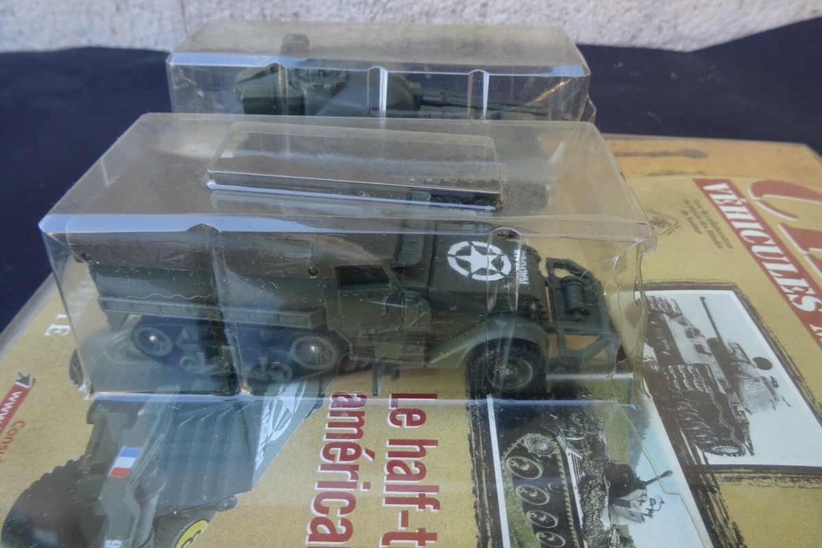 Solido 1/50 - GMC Et Semi-Chenillé Hanomag - Collection Hachette WW2 - N°12 & 13 (Neuf)
