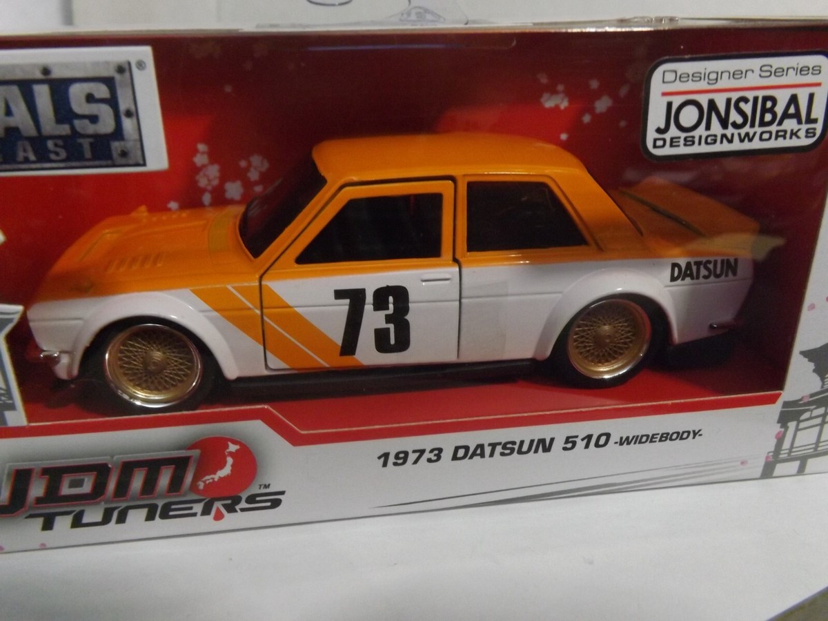2018 Jada JDM Tuners Orange 1973 Datsun 510 Widebody 1/32