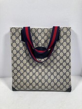 VTG Early Authentic GUCCI Signature Tote Bag ...