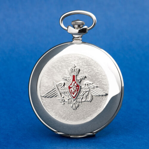 Pocket Watch Molnija 3602 Russian Military Forces Mechanical " Duty Am Vaterland