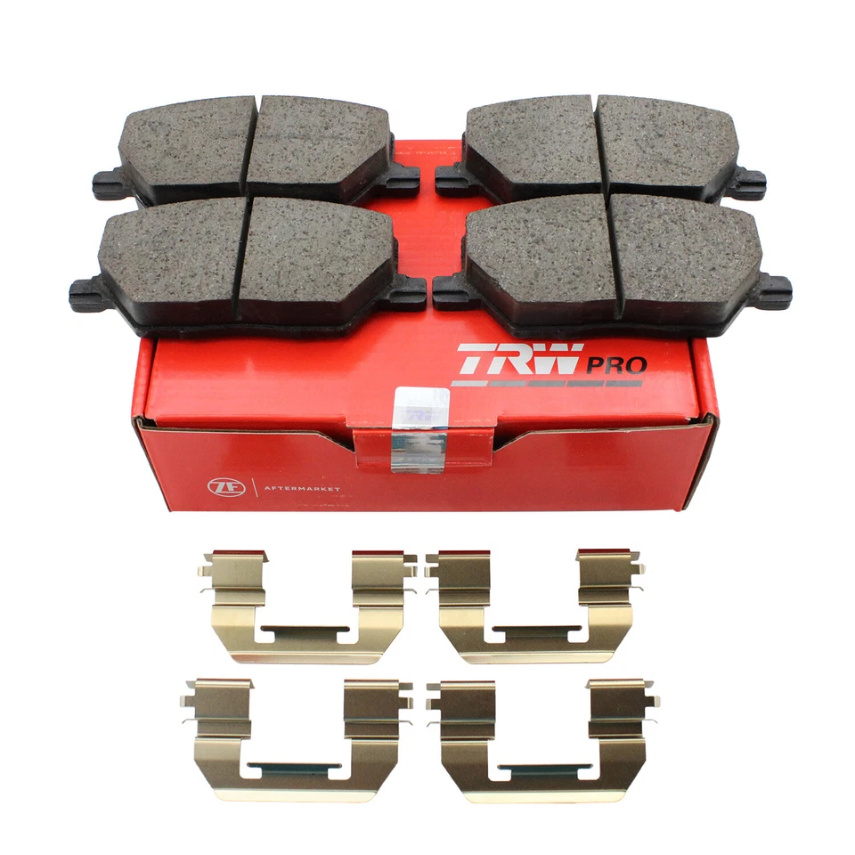 Juego de pastillas de freno delanteras ranuradas de cerámica TRW Pro para Fiat 500X Jeep Compass Renegade Foto 4 de 4