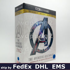 The Avengers Assembled - 4K UHD + BLU-RAY Complete 4-Movie Collection Box Set