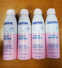 4 Pack: Coppertone Water Babies Sunscreen Spray SPF 50 6oz (Exp. 2/26) W3C 2.83 per gallon