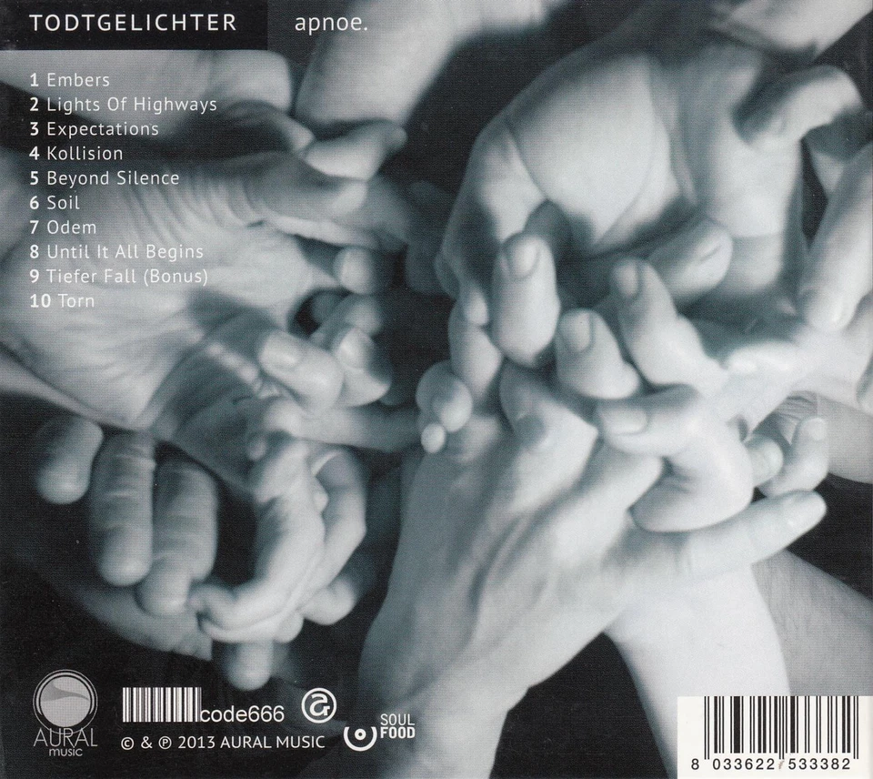 Todtgelichter – Apnoe (CD) - Bild 2 von 2