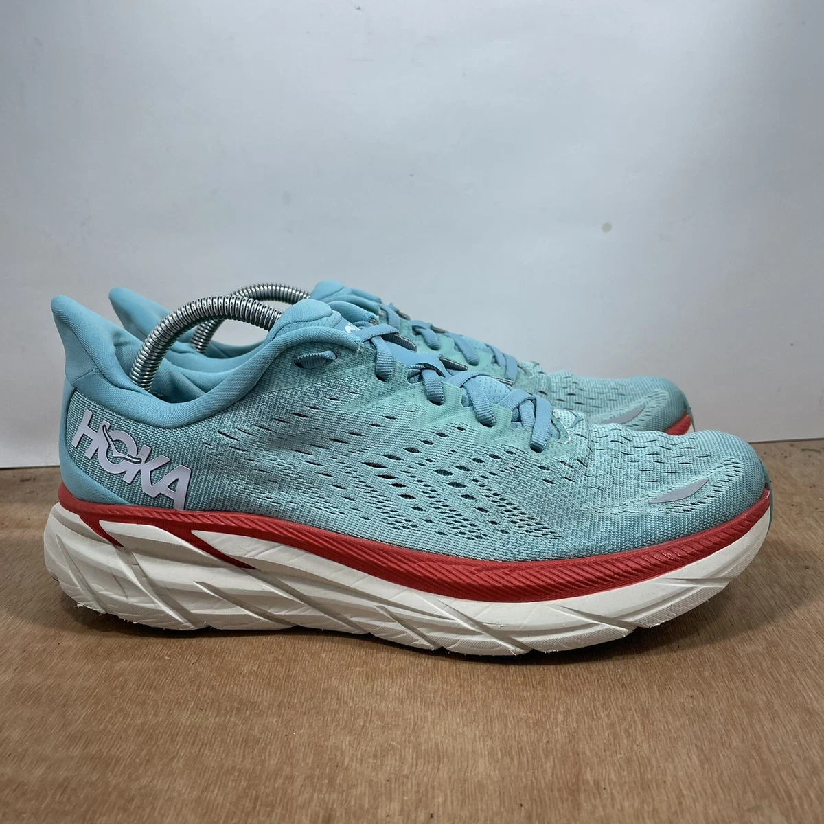 Hoka One One Clifton 8 Women's size 10.5 Blue Running Shoe