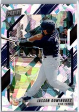 2021 National Convention VIP Gold Pack Cracked Ice Prizm /99 Jasson Dominguez