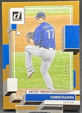 2022 PANINI DONRUSS ARTIST PROOF CHRIS FLEXEN MARINERS SERIAL #ED 1/10