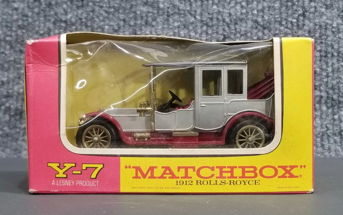 マッチボックス　1912 ROLLS-ROYCE 1970年代購入 Matchbox Models of Yesteryear Rolls-Royce 1912 Vehicle Year