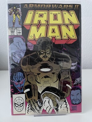 Iron Man #262 Marvel US Comic Heft Top Zustand bagged and Boarded