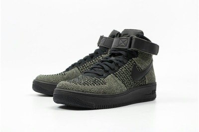 air force 1 flyknit green