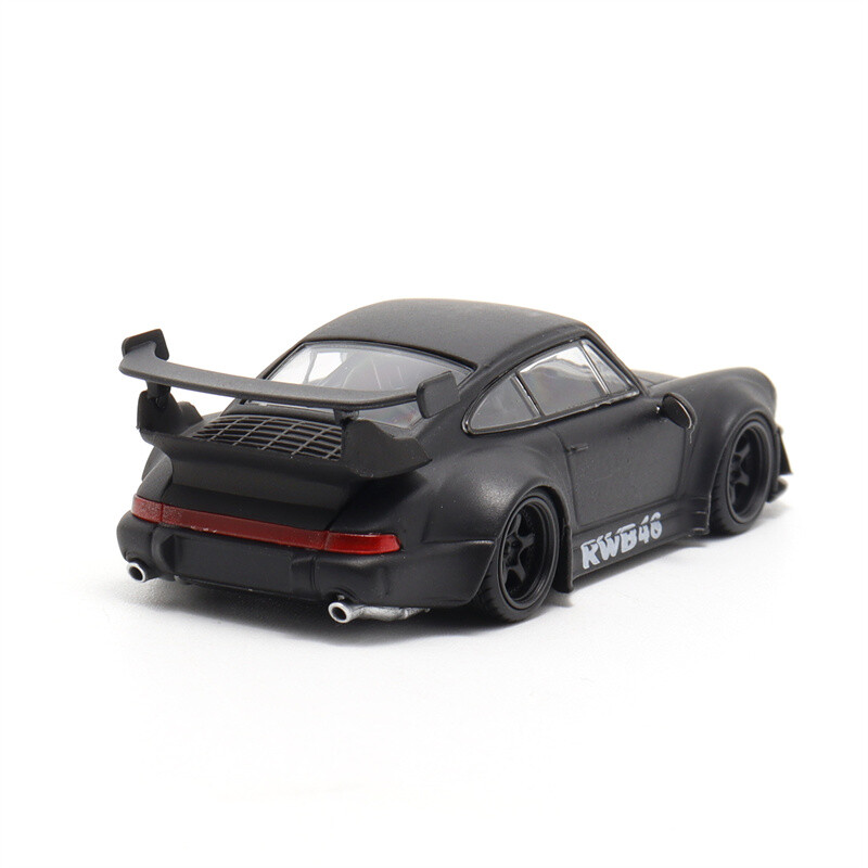 Decode 1:64 RWB 964 / 993 Rauh-Welt black matt Diecast Model Car