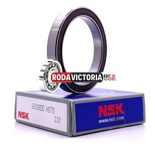 NSK JAPAN 6808 DD Rubber Sealed Deep Groove Ball Bearing 40x52x7mm 61808DD / 2RS