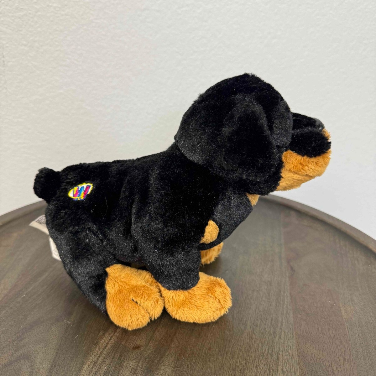 Ganz Webkinz Rottweiler Dog HM183 Plush Stuffed Animal Toy Black