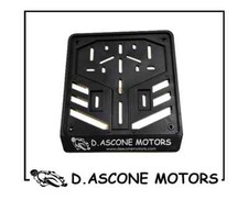 PORTATARGA MOTO UNIVERSALE PLASTICA PER SCOOTER MAXI CROSS ENDURO PORTA TARGA