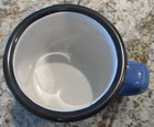 2002 Winter Olympics Coffee Mug Cup Salt Lake City Utah Blue w/ White Speckled — photo 2